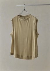 Professor.E - 23S/S "Dirt" OVSD Tank Top (Beige)
