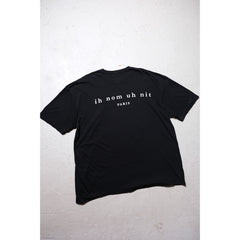 ih nom uh nit Woman Print Tee Paris fashion brand portrait print shorts made in the United States