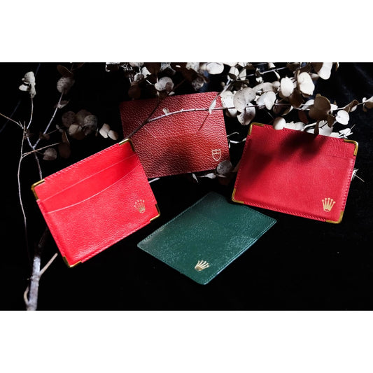 Rolex Vintage Leather Card Holder 勞力士 真皮卡夾 多色可選