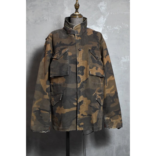 シュプリーム M-65 フィールド カモ モールスキン ジャケット モールスキン 米軍 フィールド カモフラージュ ジャケット