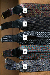 Vintage Suspender Retro totem pattern clip-on suspenders total 10 styles