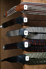 Vintage Suspender Retro totem pattern clip-on suspenders total 10 styles