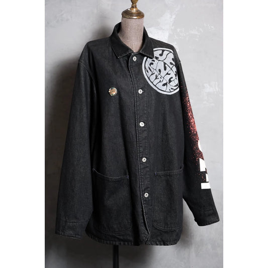 Hex Antistyle Vintage Denim Jacket 日本搖滾滑板品牌 印花單寧外套 日本製