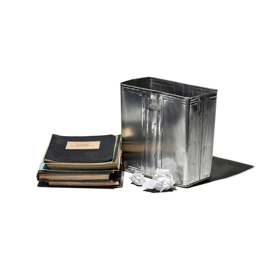 RECYCLE STEEL TRASH CAN / Rectangle