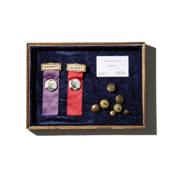 STACKABLE JEWELRY TRAY Beige / Navy Blue