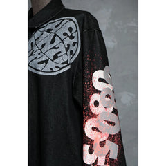 Hex Antistyle Vintage Denim Jacket Japanese rock skateboard brand printed denim jacket made in Japan