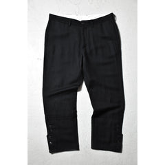 Wooster+Lardini Cropped Pants 義大利時裝品牌 棉質9分褲 褲腳排釦 義大利製