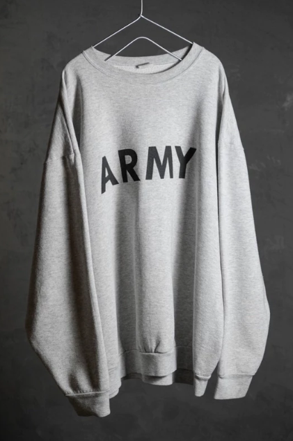 Vintage 90s US Army Crewneck Sweatshirt Made In USA 90年代美軍衛衣