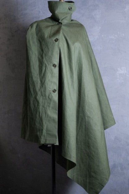 Dutch 1980’s Vintage Army Waterproof Rain Cape 荷蘭公發 軍用斗篷 雨衣