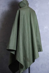 Dutch 1980’s Vintage Army Waterproof Rain Cape 荷蘭公發 軍用斗篷 雨衣