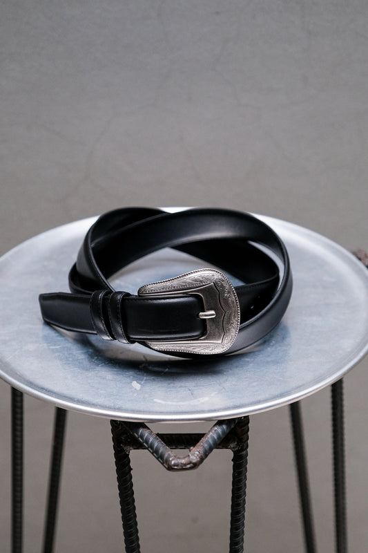 Western Buckle Cowhide Leather Belt 西部風格皮革腰帶 寬頭 全新品