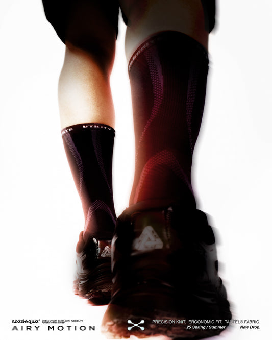 nozzle quiz Tactel® Airy Socks Black