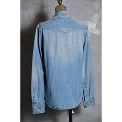 Number (N)ine 07A/W デニムウエスタンシャツ タカヒロミヤシタ 年代ウォッシュドデニムウエスタンシャツ