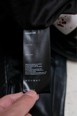 Songaa don 23FW Cow Leather Biker Jacket 中國設計師品牌 牛皮賽車外套