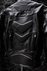 Songaa don 23FW Cow Leather Biker Jacket 中國設計師品牌 牛皮賽車外套