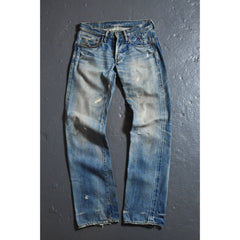 Hysteric Glamour Vintage Selvedge Jeans 日本搖滾設計師品牌 刷色破壞 赤耳丹寧牛仔褲 日本製