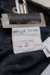 1997's Levi's Black 501 Jeans Made inU.S.A黑色501牛仔褲 美國製