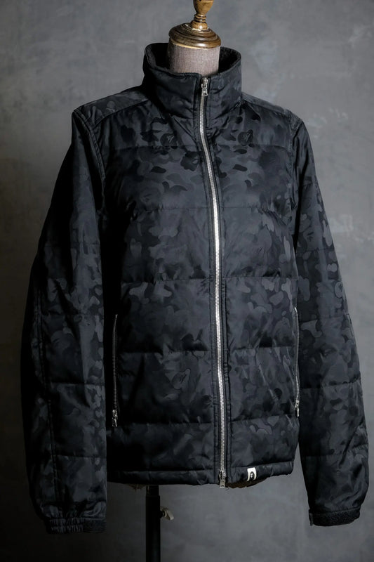 ア ベイシング エイプ BAPE カモ ダウンジャケット NIGO エイプ カモフラージュ ダウンジャケット