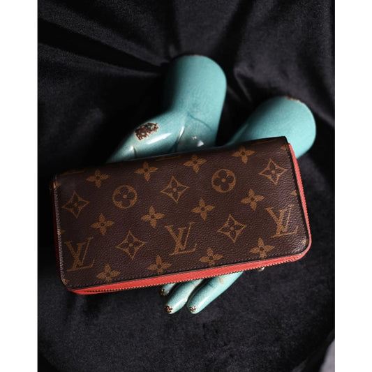Louis Vuitton Monogram Wallet / LV 經典牛皮印花長夾(罌粟紅)