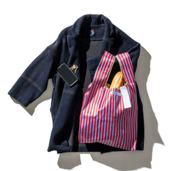 SCHOOL TIE FABRIC BAG available in multiple colors