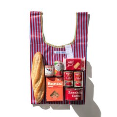 SCHOOL TIE FABRIC BAG available in multiple colors