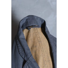 CASEY CASEY Linen Blazer Jacket French designer brand linen single-breasted suit jacket made in France