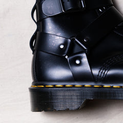 Dr. Martens Cristofor Leather Harness Boots Dr. Martens equestrian style leather lace-up boots