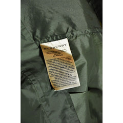 Burberry Slindon Rope Drawstring Anorak Jacket Olive green half-zip pullover windbreaker jacket