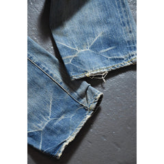 Hysteric Glamour Vintage Selvedge Jeans 日本搖滾設計師品牌 刷色破壞 赤耳丹寧牛仔褲 日本製