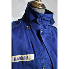 Vintage French Army M-64 Indigo Field Jacket Vintage French Army Issued Field Jacket Dyed