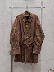 08sircus Glossy Fabric Nylon Trench Coat 日本設計師品牌 光澤感尼龍風衣外套