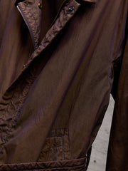 08sircus Glossy Fabric Nylon Trench Coat 日本設計師品牌 光澤感尼龍風衣外套