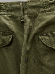1950s U.S. Army M-1951 Cold Weather Field Trousers (OG-107) 50年代美軍 M-1951 OG-107 防風野戰長褲(褲長裁短)
