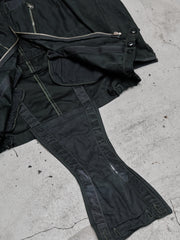 70’s Swedish M-69 Tanker Jacket 瑞典軍用坦克夾克 RIRI拉鍊 後染黑