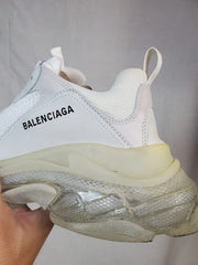 BALENCIAGA トリプル S クリアソール スニーカー バレンシアガ 透明ソール ホワイト ブティック スニーカー