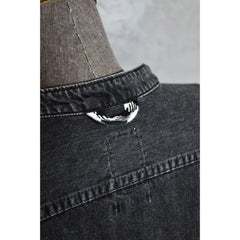 YSTRDY's TMRRW 19A/W Jeans Pacifism Pullover Shirt Japanese designer brand Suzuya Kanno washed denim pullover shirt