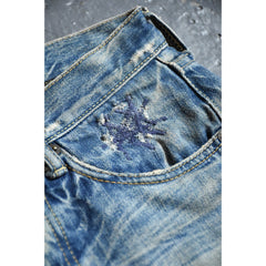Hysteric Glamour Vintage Selvedge Jeans 日本搖滾設計師品牌 刷色破壞 赤耳丹寧牛仔褲 日本製