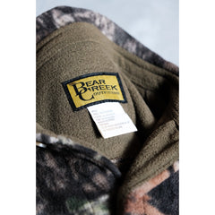 Bear Creek Mossy Oak Camo Fleece Shirt 美國戶外品牌 枯樹迷彩 搖粒絨襯衫