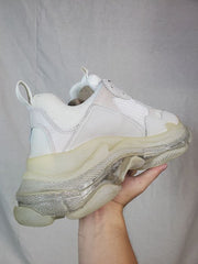 BALENCIAGA トリプル S クリアソール スニーカー バレンシアガ 透明ソール ホワイト ブティック スニーカー