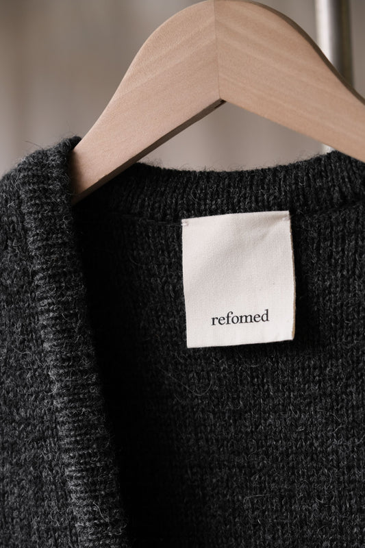 refomed 23A/W Old Man Knit Vest 日本設計師品牌 拉鏈針織背心