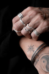 Full eye sterling silver 999 bracelet