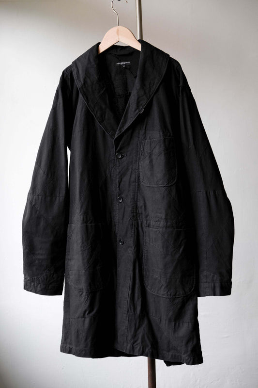 Engineered Garments Ripstop Nyco Shawl Collar Work Coat 日本設計師品牌 絲瓜領拼接工作大衣