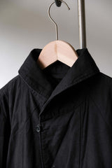 Engineered Garments Ripstop Nyco Shawl Collar Work Coat Japanese designer brand loofah collar patchwork work coat
