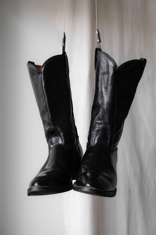 ヴィンテージレザーカウボーイウエスタンブーツ米国製ヴィンテージカウボーイウエスタンブーツビブラムアウトソール