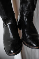 Vintage Leather Cowboy Western Boots Made in USA Vintage cowboy western boots vibram outsole