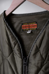 UNITED CARR BY BUZZ RICKSON'S Zip Liner Coat Japanese replica brand branch line zipper quilted military coat