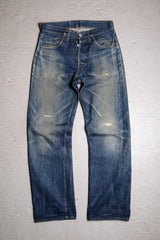 Levi's 1985's Vintage Selvedge Denim Jeans original 66 late selvedge made in the United States at Factory 6
