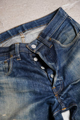 Levi's 1985's Vintage Selvedge Denim Jeans original 66 late selvedge made in the United States at Factory 6