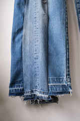 Ban Restructure Colorblock Wide-Leg Jeans (B)