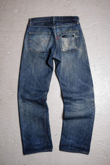 Levi's 1985's Vintage Selvedge Denim Jeans original 66 late selvedge made in the United States at Factory 6